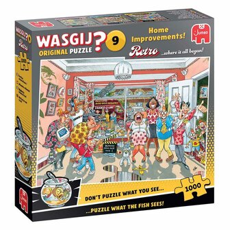 Wasgij Original Puzzel Retro 9: Klein Verbouwinkje! &ndash; 1000 stukjes | Jumbo