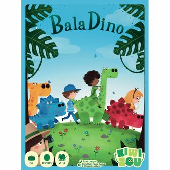 BalaDino &ndash; Kinderspel (5+) | Kiwizou | Behendigheid &amp; Evenwicht