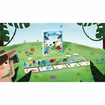 BalaDino &ndash; Kinderspel (5+) | Kiwizou | Behendigheid &amp; Evenwicht