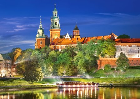 Wawel Castle by Night, Poland - Puzzel (1000)