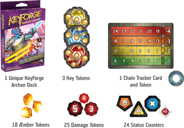 KeyForge: Worlds Collide (Deluxe Archon Deck)