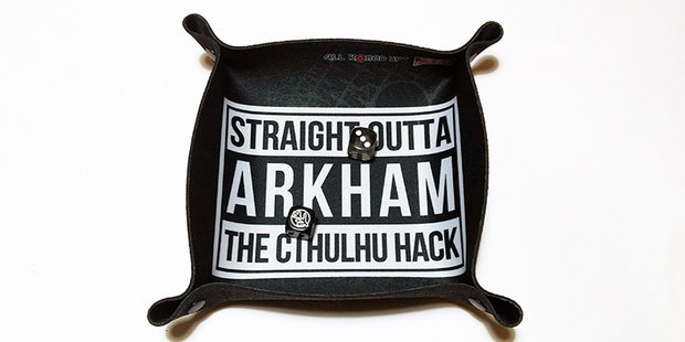 Dice Tray Square: Straight Outta Arkham (All Rolled Up)