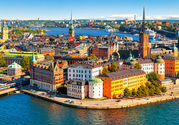 The Old Town of Stockholm, Sweden - Puzzel (500)