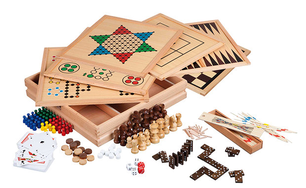 Houten Spellen Verzameling