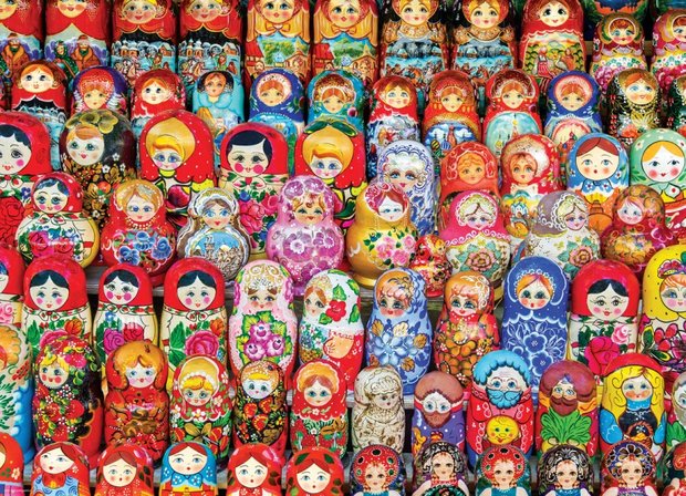 Russian Matryoshka Dolls - Puzzel (1000)