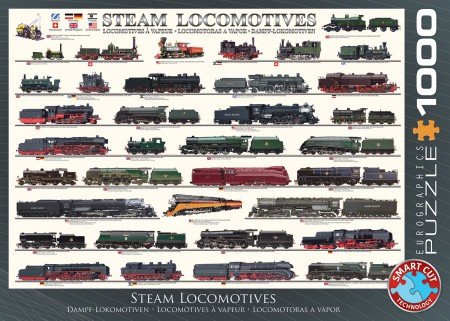 Steam Locomotives - Puzzel (1000)