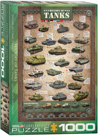 History of Tanks - Puzzel (1000)