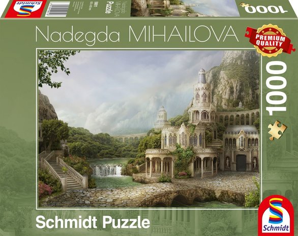 Paleis in de Bergen (Nadegda Mihailova) - Puzzel (1000)