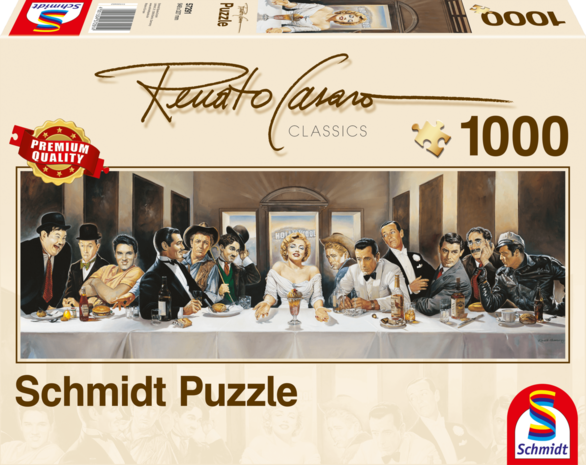 Diner van de beroemdheden (Renato Casaro) - Puzzel (1000)