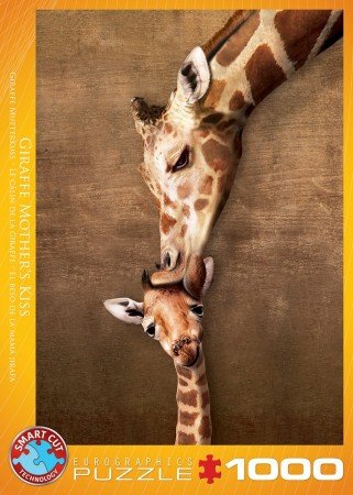 Giraffe Mother's Kiss - Puzzel (1000)