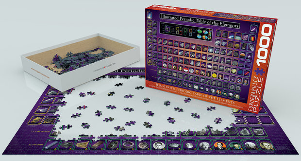 Illustrated Periodic Table of the Elements - Puzzel (1000)