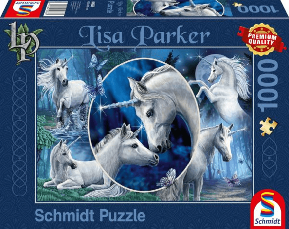 Lieflijke Eenhoorns (Lisa Parker) - Puzzel (1000)