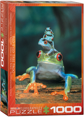 Grenouille aux yeux rouges - Puzzle (1000)