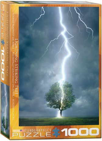 Lightning Striking Tree - Puzzel (1000)