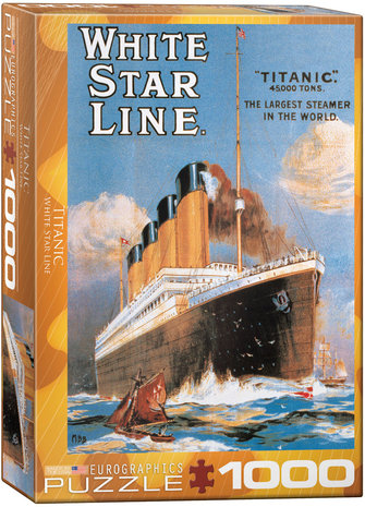 Titanic: White Star Line - Puzzel (1000)