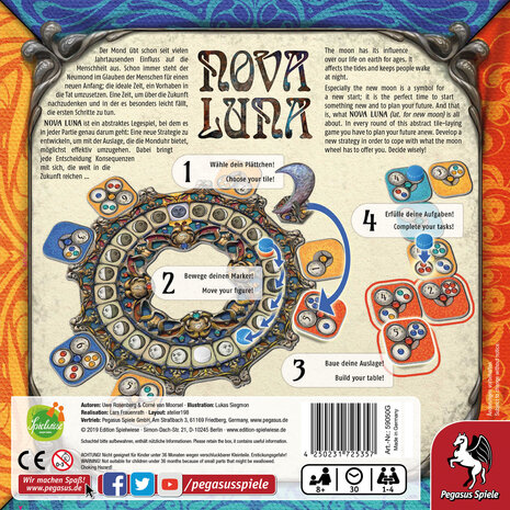 Nova Luna [ENG-DE] – Tegellegspel | Pegasus Spiele