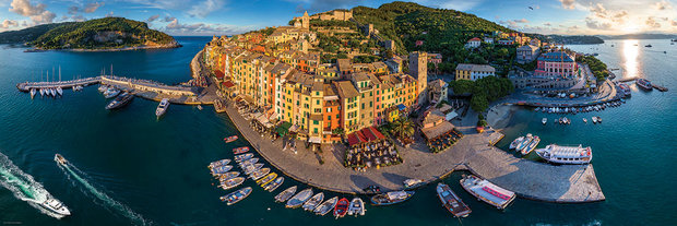 Porto Venere, Italy - Panorama Puzzel (1000)