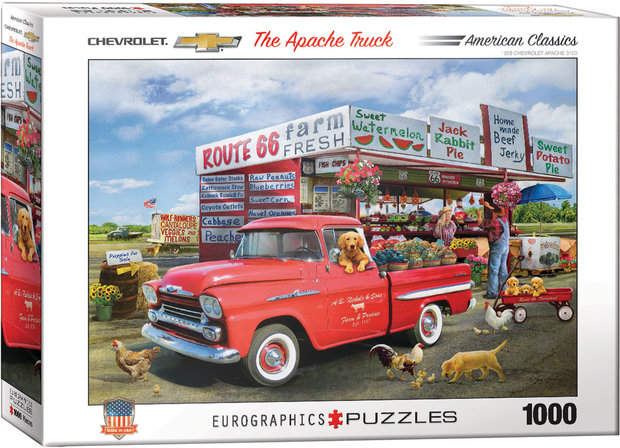 The Apache Truck, American Classics - Puzzel (1000)