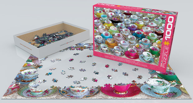 Tea Cup Collection - Puzzel (1000)