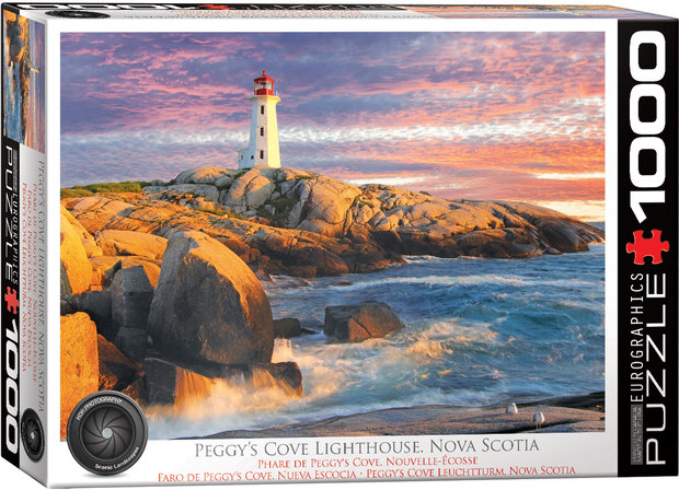 Peggy's Cove Lighthouse, Nova Scotia - Puzzel (1000)