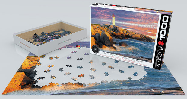 Peggy's Cove Lighthouse, Nova Scotia - Puzzel (1000)