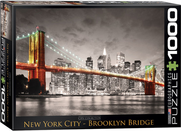 New York City: Brooklyn Bridge - Puzzel (1000)