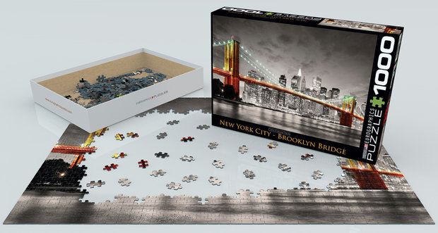 New York City: Brooklyn Bridge - Puzzel (1000)