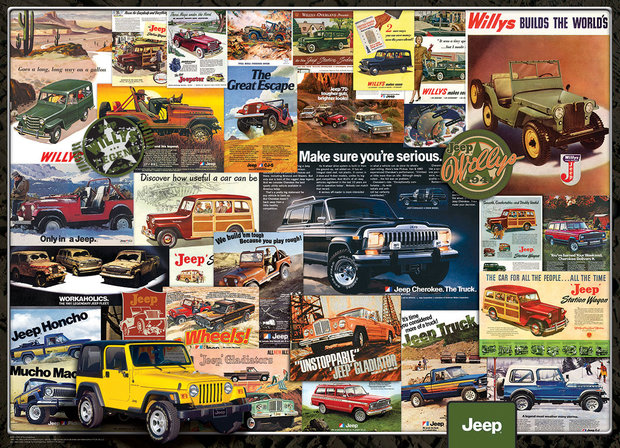 Jeep Advertising Collection - Puzzel (1000)