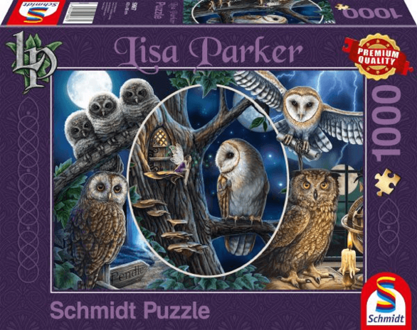 Geheimzinnige uilen (Lisa Parker) - Puzzel (1000)