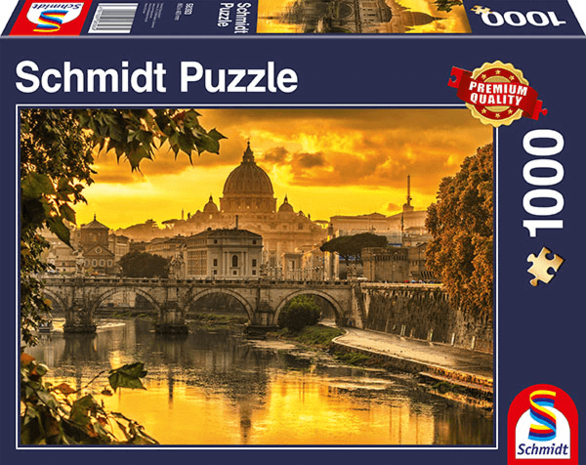 Gouden licht boven Rome - Puzzel (1000)