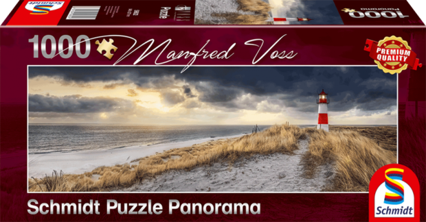 Vuurtoren, Sylt - Panorama Puzzel (1000)