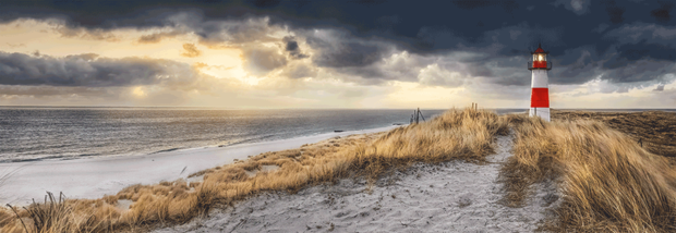 Vuurtoren, Sylt - Panorama Puzzel (1000)