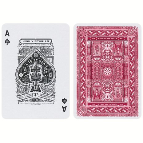 Playing Cards: High Victorian Red (Bicycle)