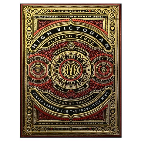 Playing Cards: High Victorian Red (Bicycle)