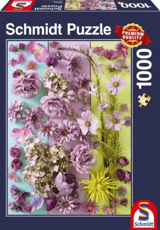 Puzzle Fleurs Violettes