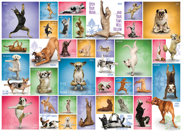 Yoga Dogs - Puzzel (1000)