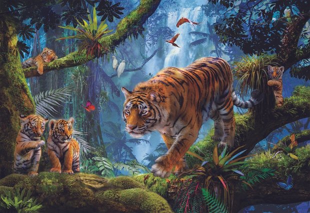 Tigers in the tree - Puzzel (1000)