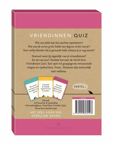 Vertel Eens: Vriendinnen Quiz