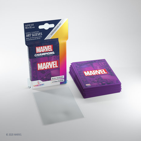 Gamegenic Marvel Champions Art Sleeves (66x91mm) - 50+1