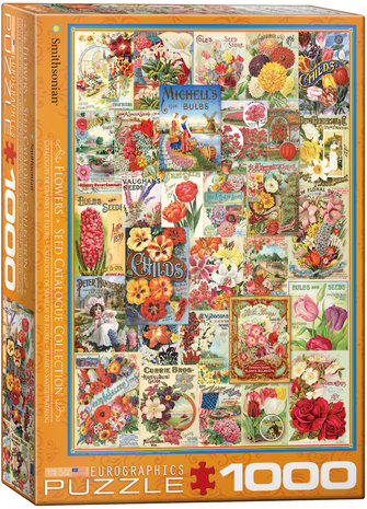 Flowers Seed Catalogue Collection - Puzzel (1000)