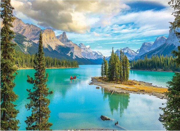 Maligne Lake, Alberta - Puzzel (1000)