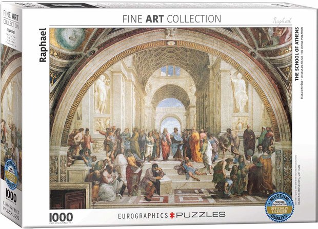 The School of Athens, Raphael - Puzzel (1000)