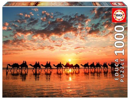 Golden Sunset on Cable Beach, Australia - Puzzel (1000)