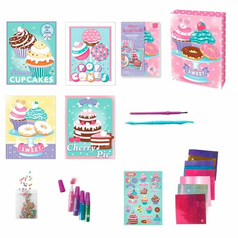 Box Candiy: Totally Sweet Treats (Glitter Art Set)