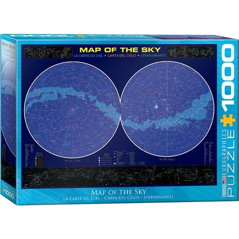 Map of the Sky - Puzzel (1000)