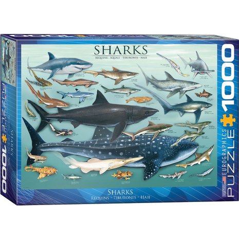 Sharks - Puzzel (1000)