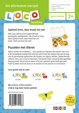 Loco Bambino Boekje - Dierenpuzzels