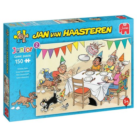 Verjaardagspartijtje - Jan van Haasteren Junior Puzzel (150)