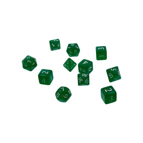 Eclipse 11 Dice Set: Forest Green (voor RPG)