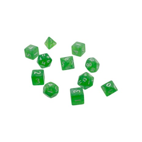 Eclipse 11 Dice Set: Lime Green (voor RPG)